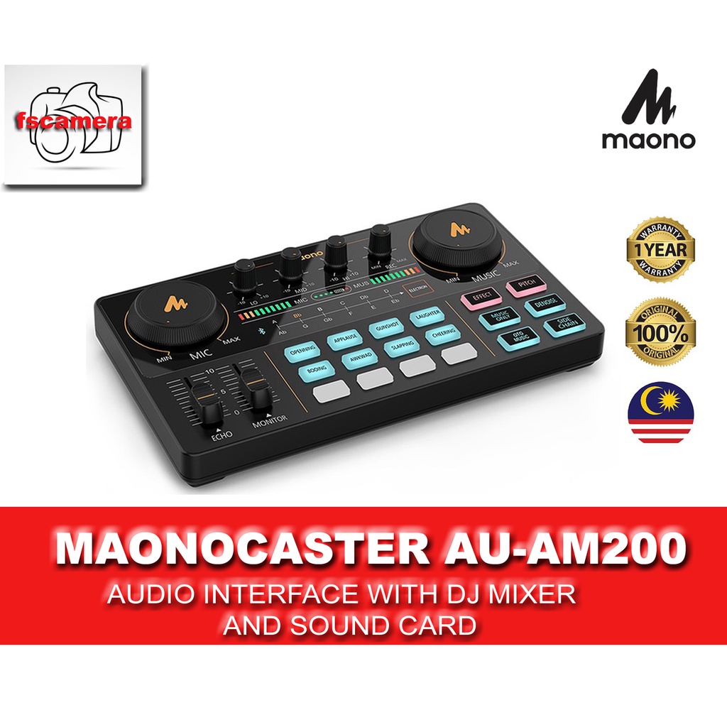 MAONO ORIGINAL AU-AM200 AUDIO MIXER | Shopee Malaysia
