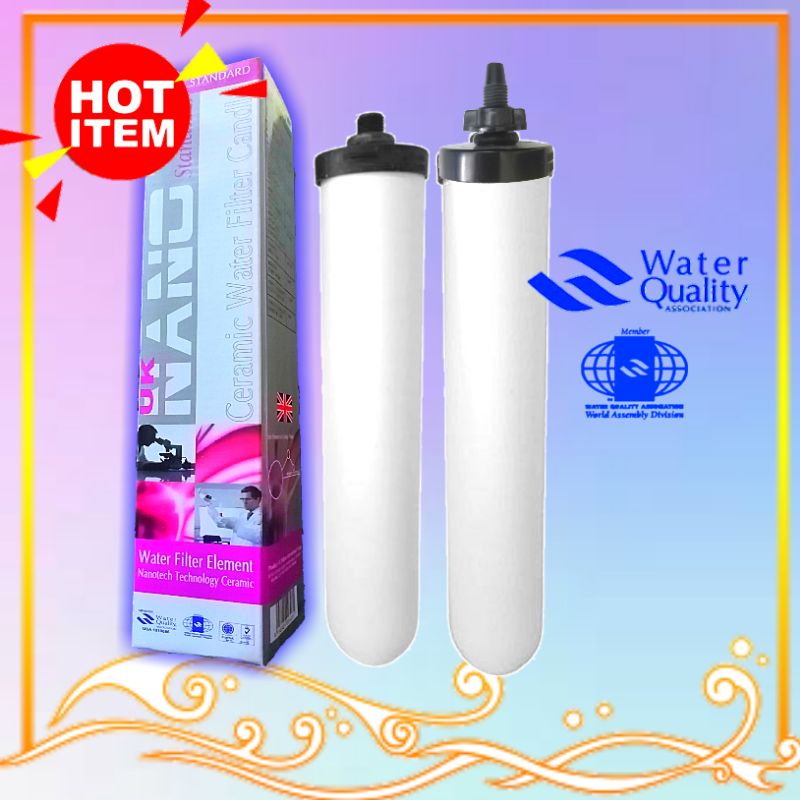 10" Standard Ceramic Water Filter Candle 0.9 micron