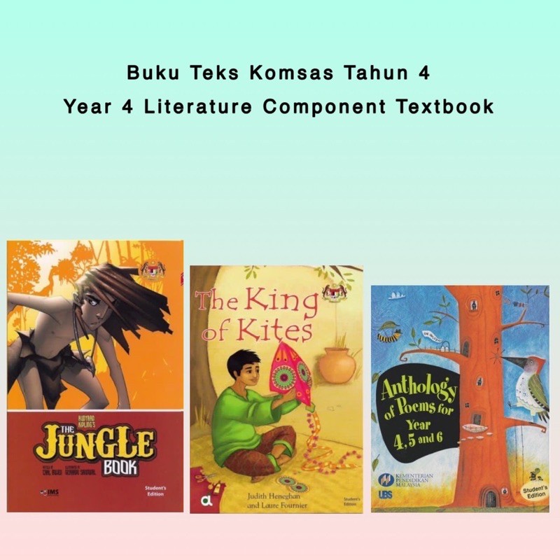 【Buku Teks Komsas】Tahun 4 Literature Component Textbook Year 4 The