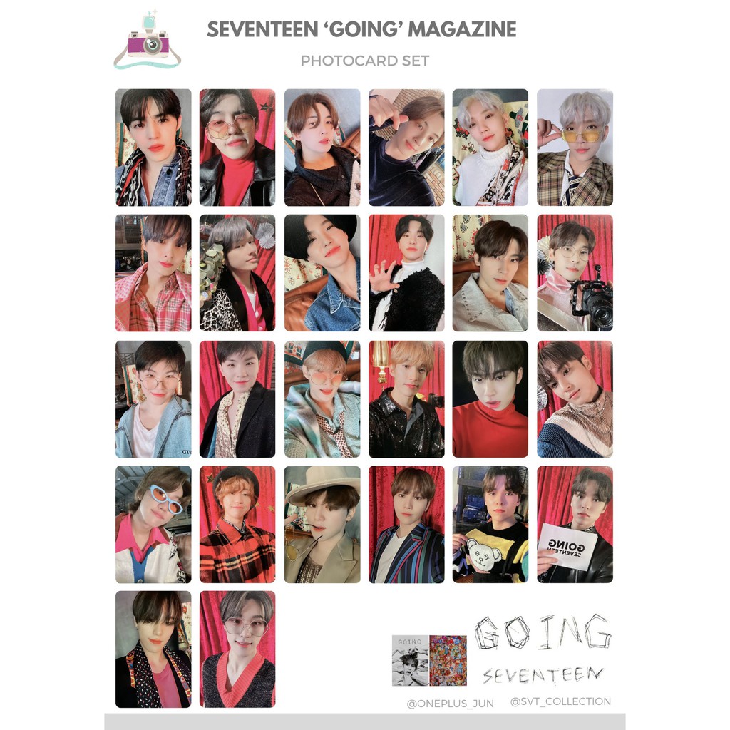 JUNジュンムンジュンフィGOING SEVENTEEN MAGAZINE vol.1 トレカコンプ 