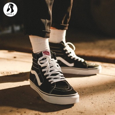 high top vans laces