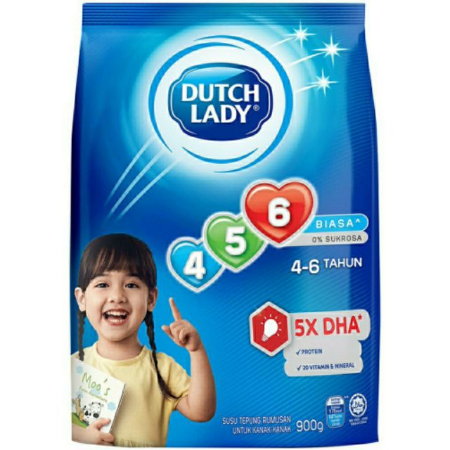 Dutch Lady 456 Biasa 900g(EXP 08/2020