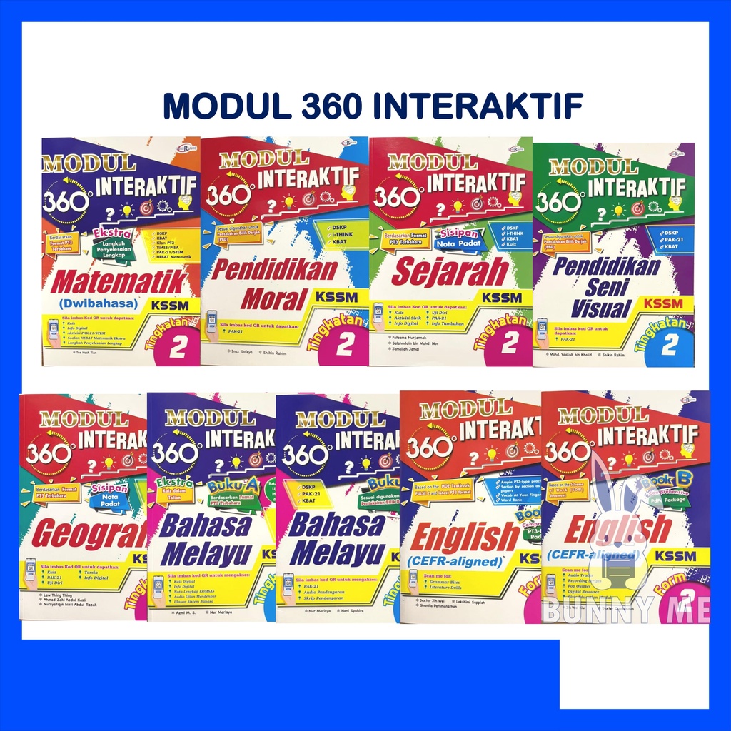 MODUL 360 INTERAKTIF TINGKATAN 2 KSSM 2022  CEMERLANG  Shopee Malaysia