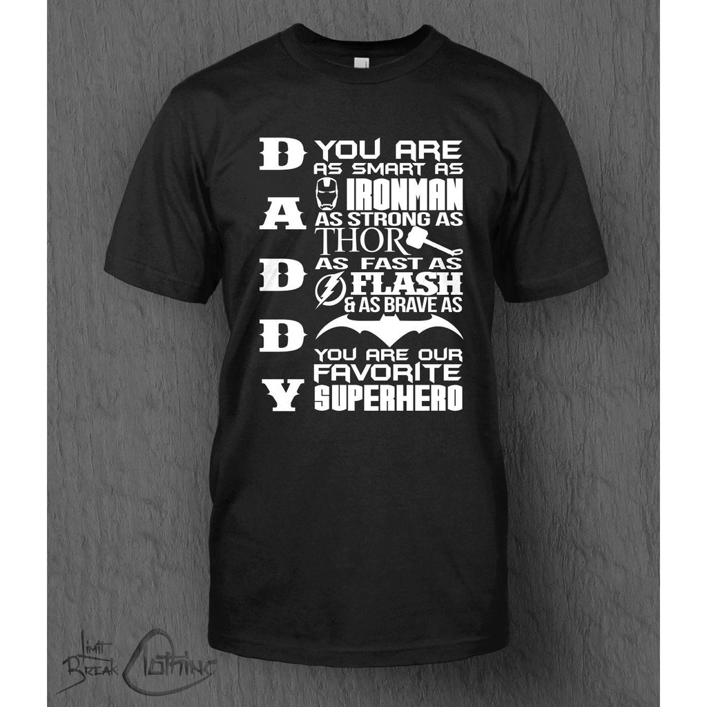 superhero dad t shirt
