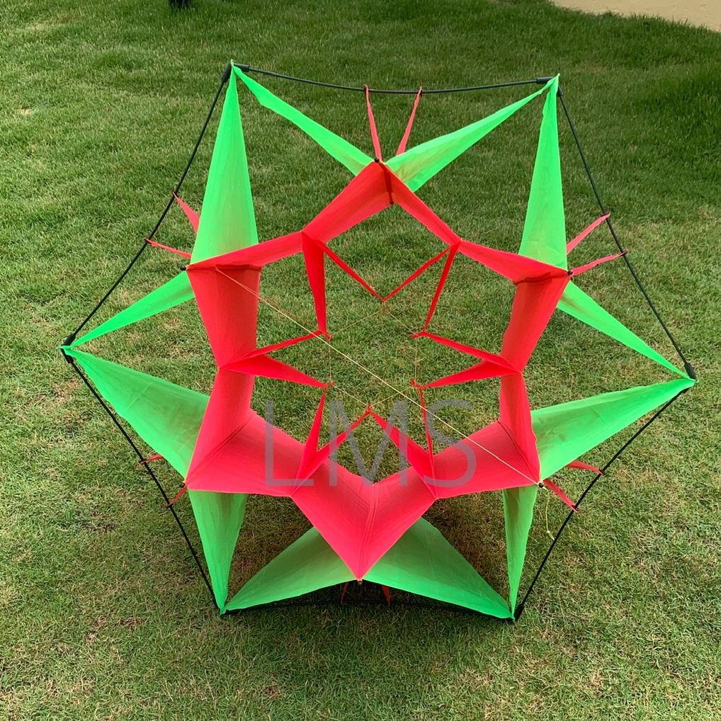 3D Lotus Kites Hexagon Kite Shopee Malaysia