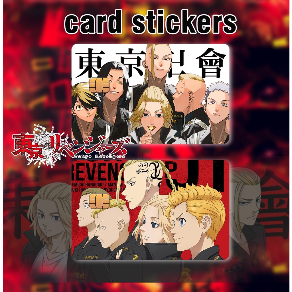 TOKYO REVENGERS ATM STICKER -TOKYO REVENGERS KAD STICKER - ANIMATION ...