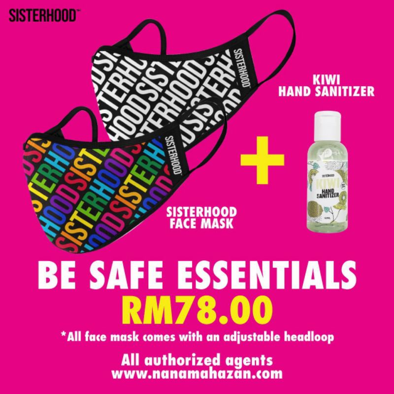 Sisterhood Face Mask +Hand Sanitizer