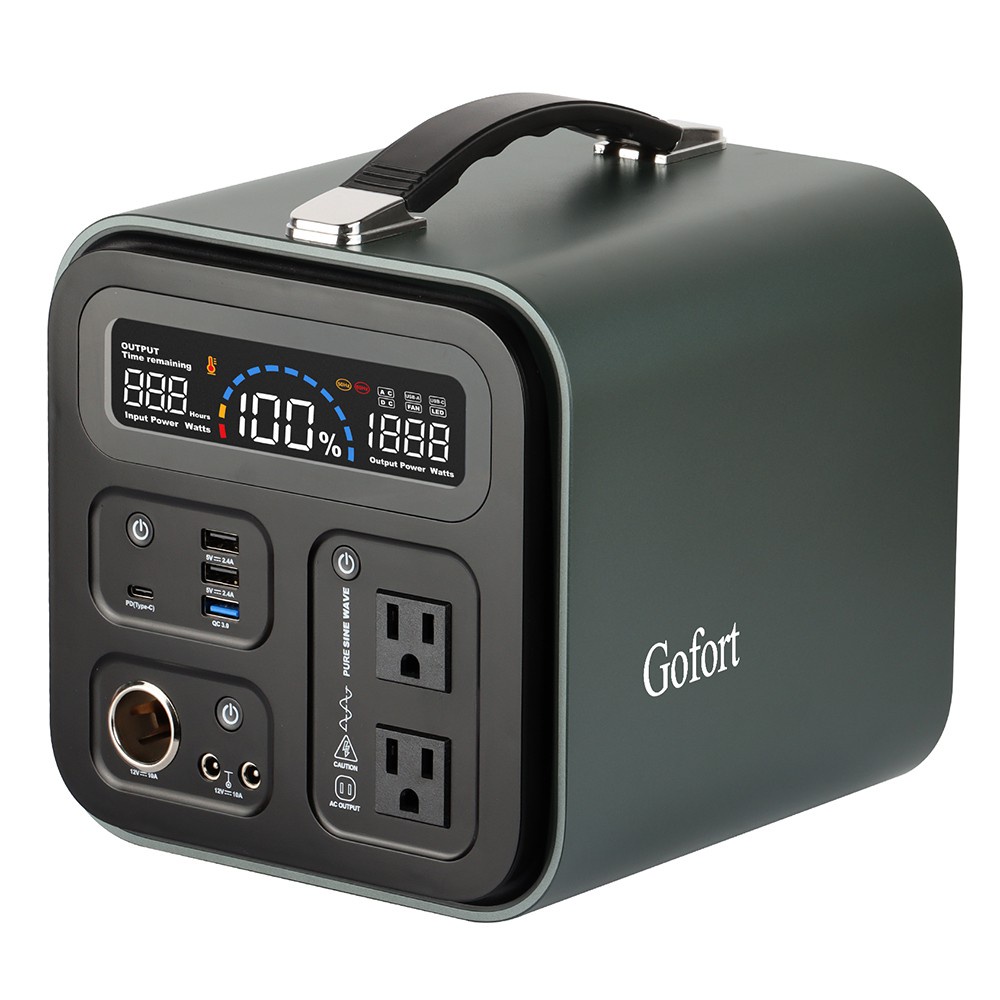 Gofort 148800mAh 600W Energy Storage Portable Power Station 220V Solar