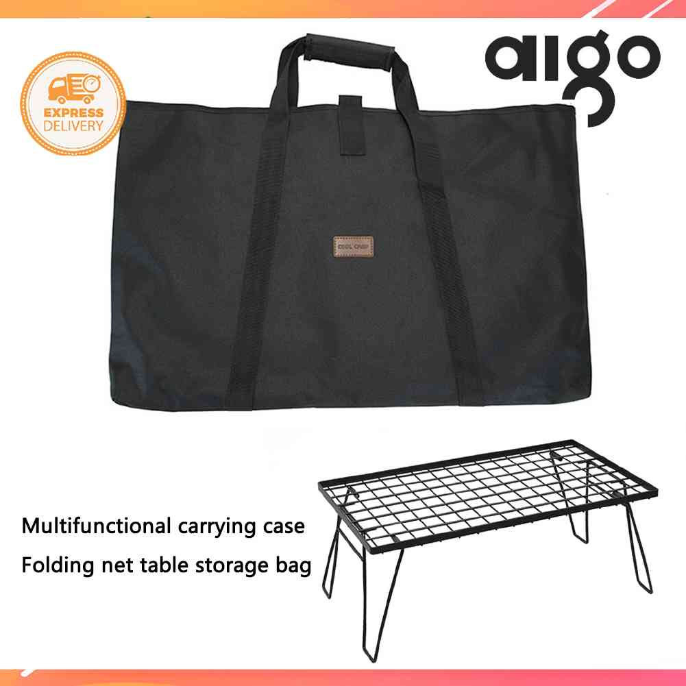 Saham Malaysia Portable Folding Net Table Storage Bag Camping Outdoor Picnic Desk Tote Bag