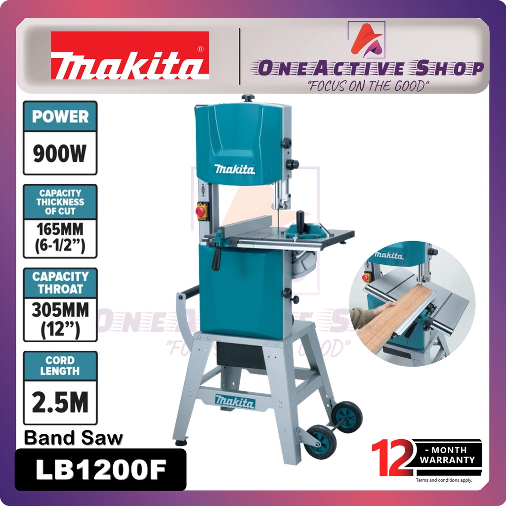 MAKITA 12" Wood Working Band Saw 900W LB1200F 1 Year Warranty