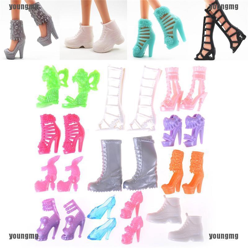 barbie doll shoes and boots