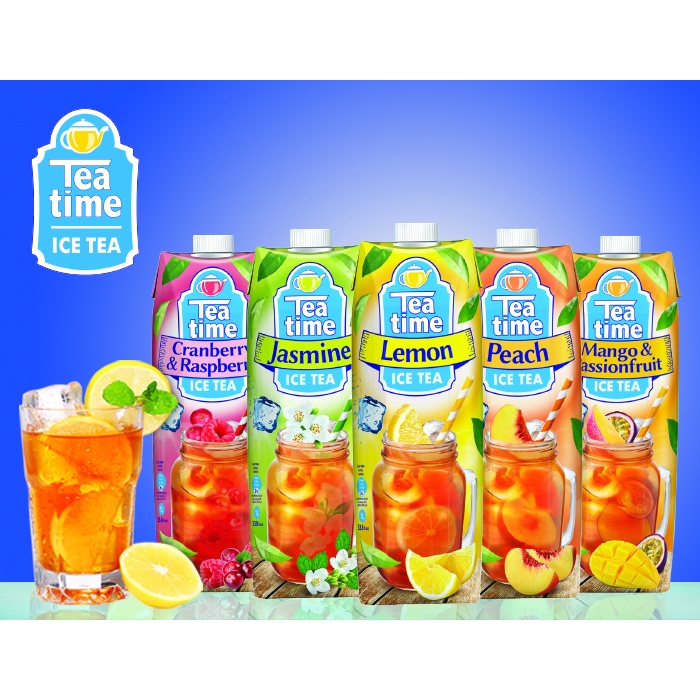Tea Time Ice Tea 1ltr Asst Beverage Shopee Malaysia