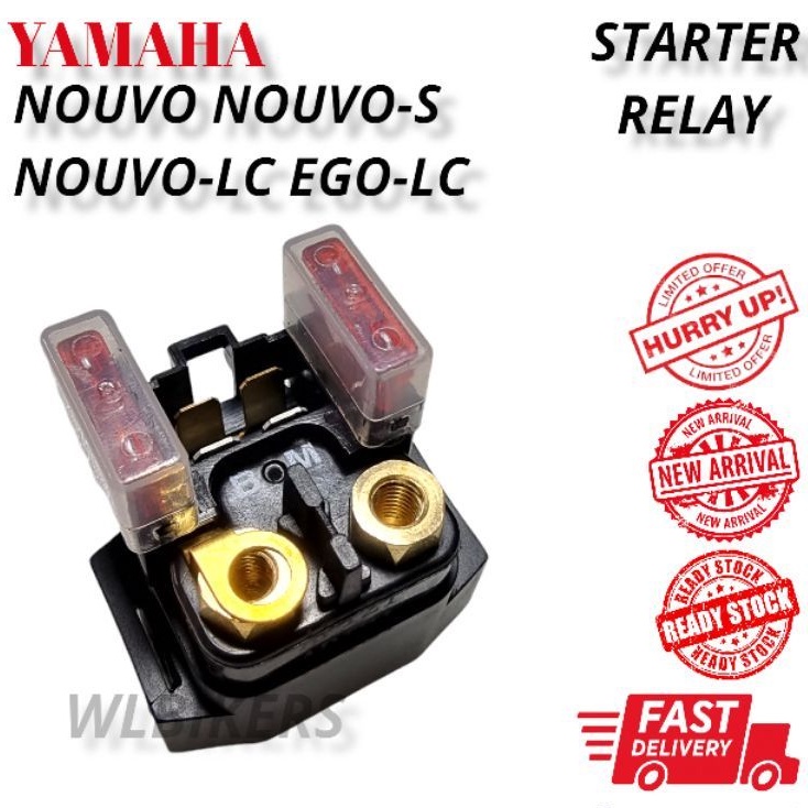 YAMAHA NOUVO NOUVOLC EGOLC NOUVOS STARTER RELAY STATER RELAY HOT