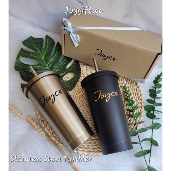 Personalised Straw Tumbler | Hari Guru Teacher Mother Nurses Day Birthday Graduation Anniversary Farewell Hadiah Gift