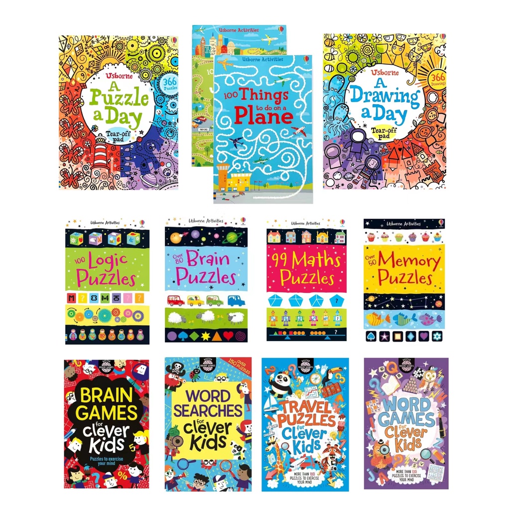 Usborne Activity Book/Clever Kids Activity Book/Usborne A Drawing A Day/Usborne A Puzzle A Day