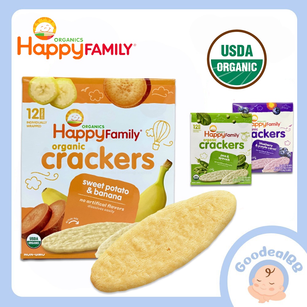 Happy Baby Family Organic, Organic Teethers, Gentle Teething Wafers