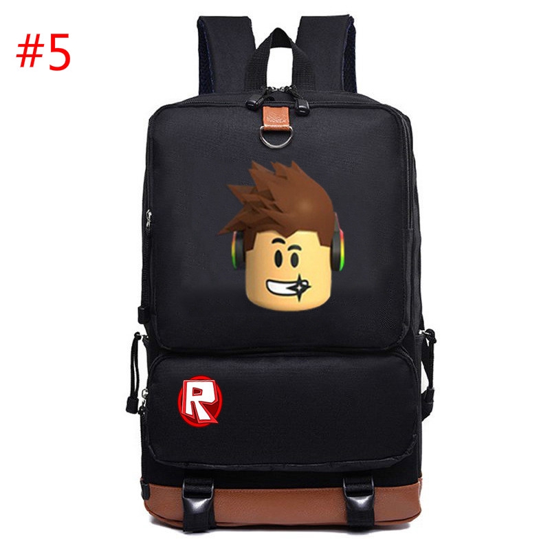 Roblox Bag Game Canvas Large Capacity Bag Men And Women Backpack - anime figure toy game roblox handbag cartoon characters printed school bag satchel kids gift bag boys girls christmas gift