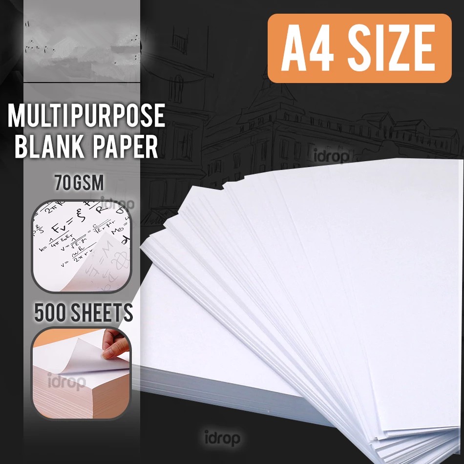 A4 Premium Multipurpose Paper 500 Sheets / 70 GSM Shopee Malaysia