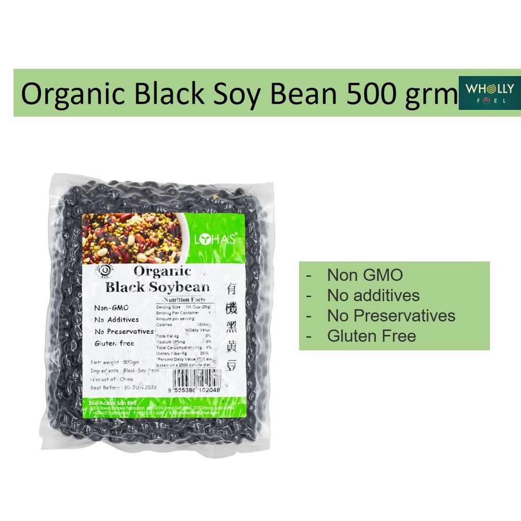Organic Black Soy Bean 500grm Shopee Malaysia