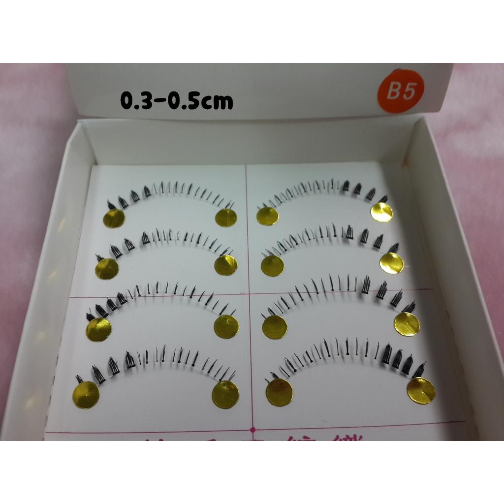 < Dear34 > Lower Eyelashes B5 Partially Strengthened Transparent Stem Pure Hand-Woven False Natural Nude Makeup One Box Ten Pairs Price