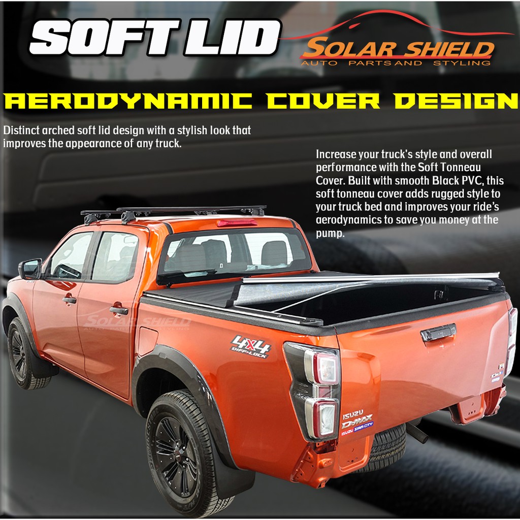 Isuzu Dmax Soft Lid Cover Softlid Carryboy Canvas Cover Shopee Malaysia