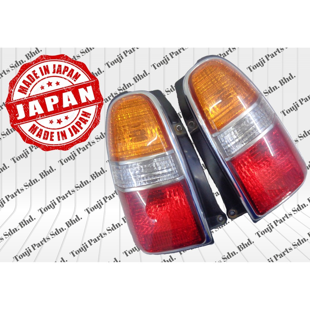 [USED] Chrome Daihatsu L700 Tail Light (Set), Perodua Kelisa (Orange