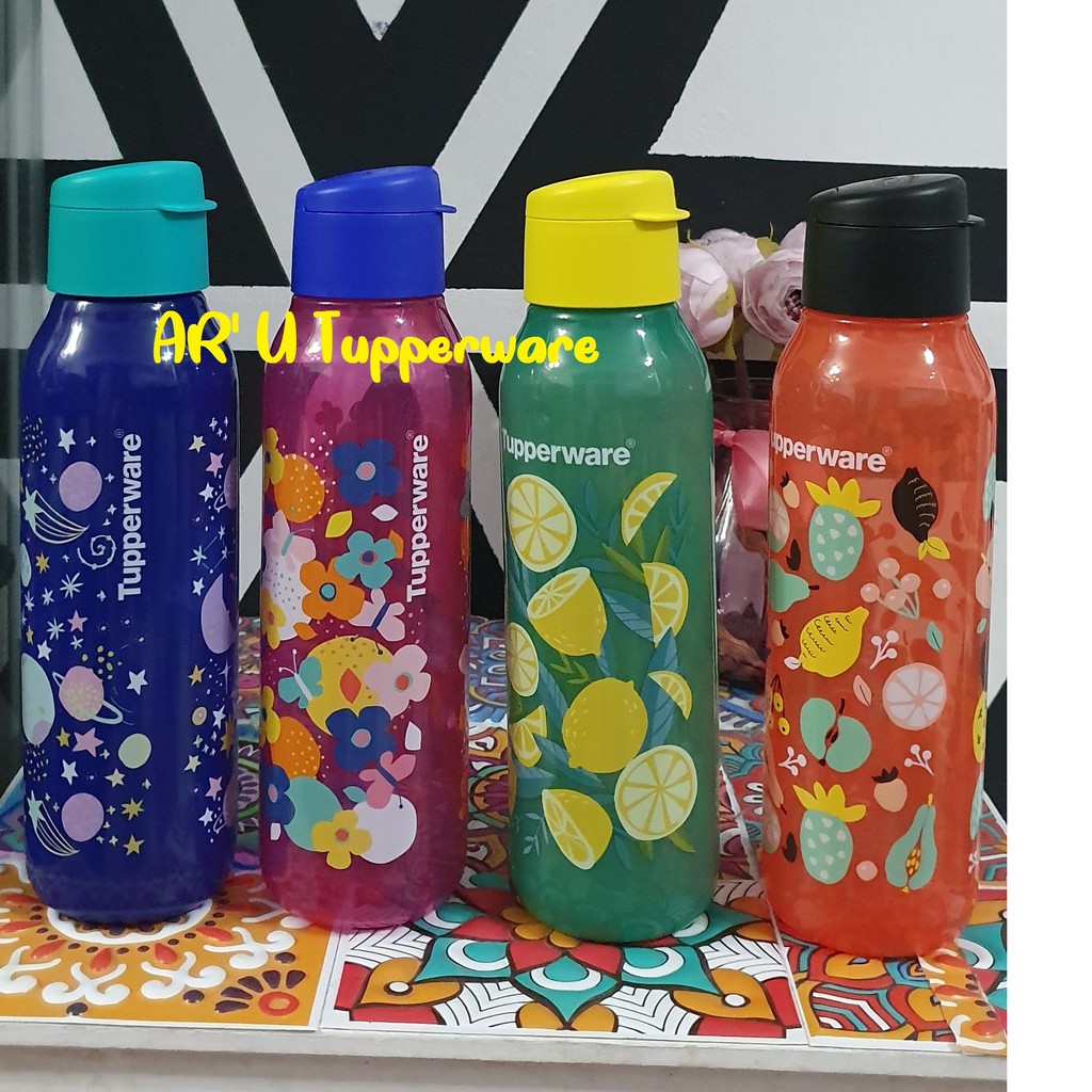  TUPPERWARE  Artz Series Eco Bottle 750ml FlipTop Botol  