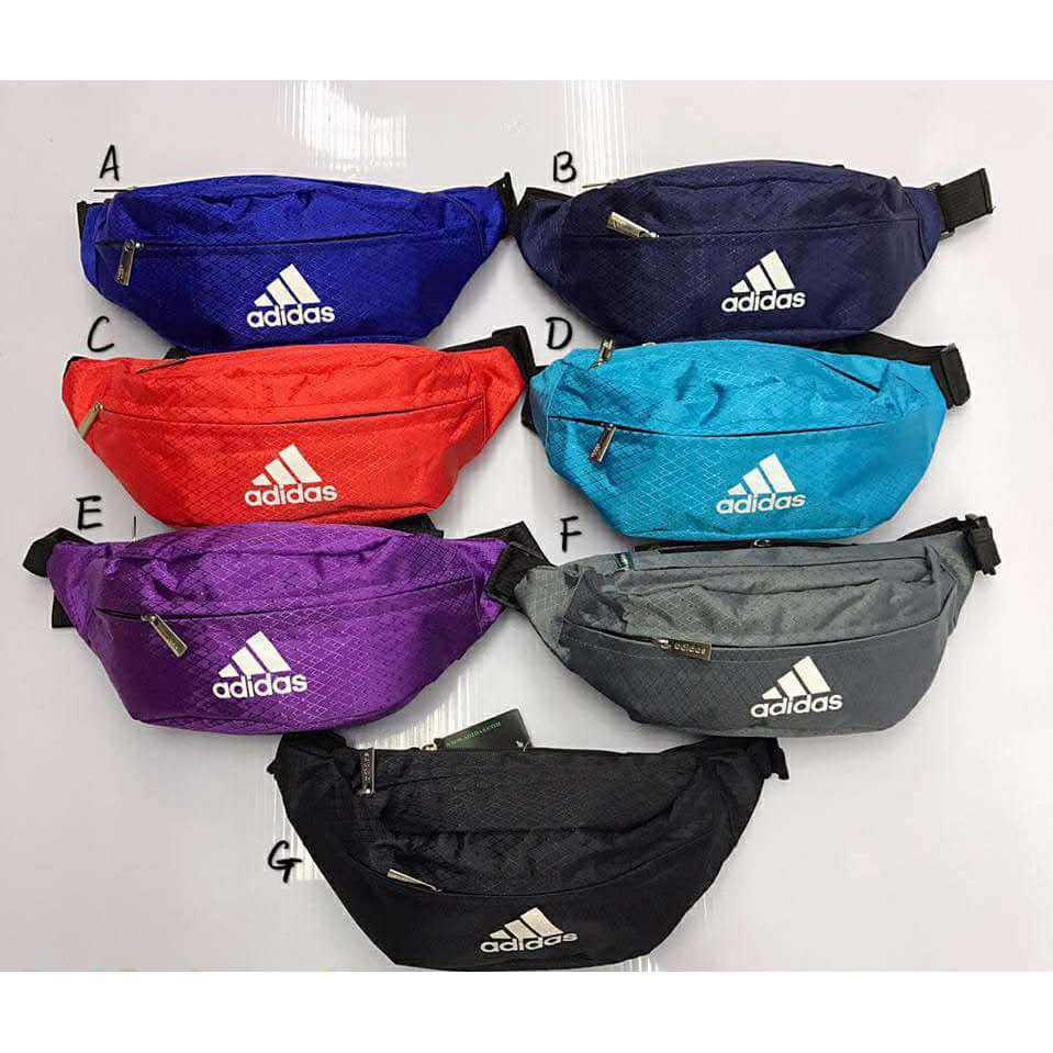 adidas waist bag purple