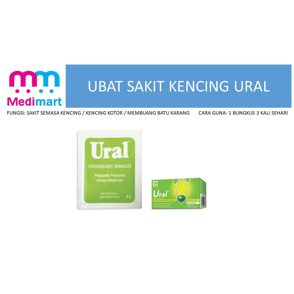 Ubat Sakit Kencing Ural 1 Paket Shopee Malaysia