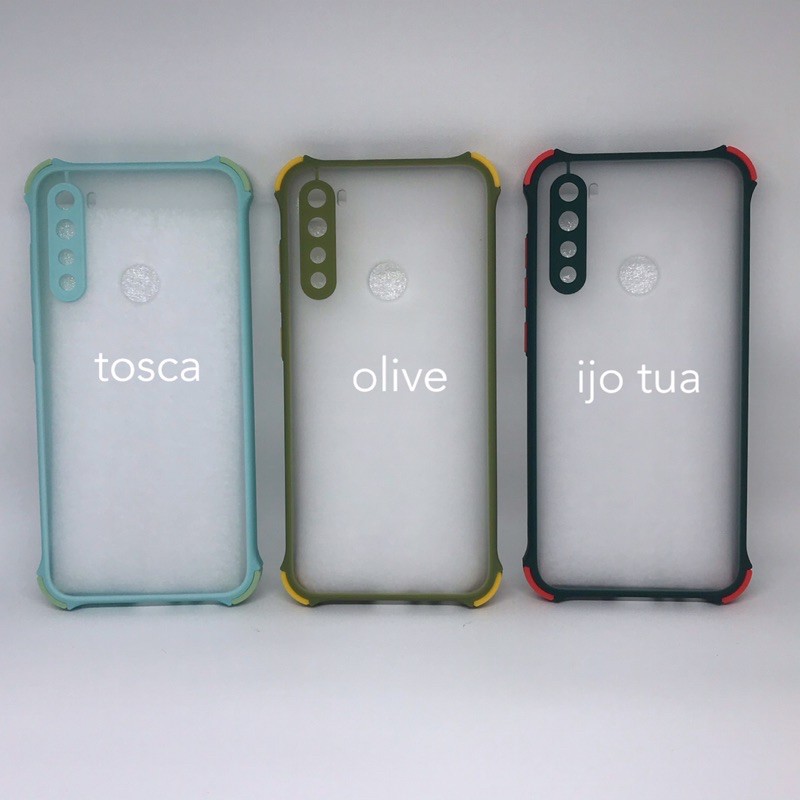 Case XIAOMI REDMI NOTE 8 Semi Transparent Candy Hard Phone Case Cover