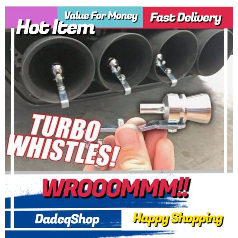 [Ready Stock] Jadikan Kereta Power Bunyi Turbo / Turbo Muffler Exhaust