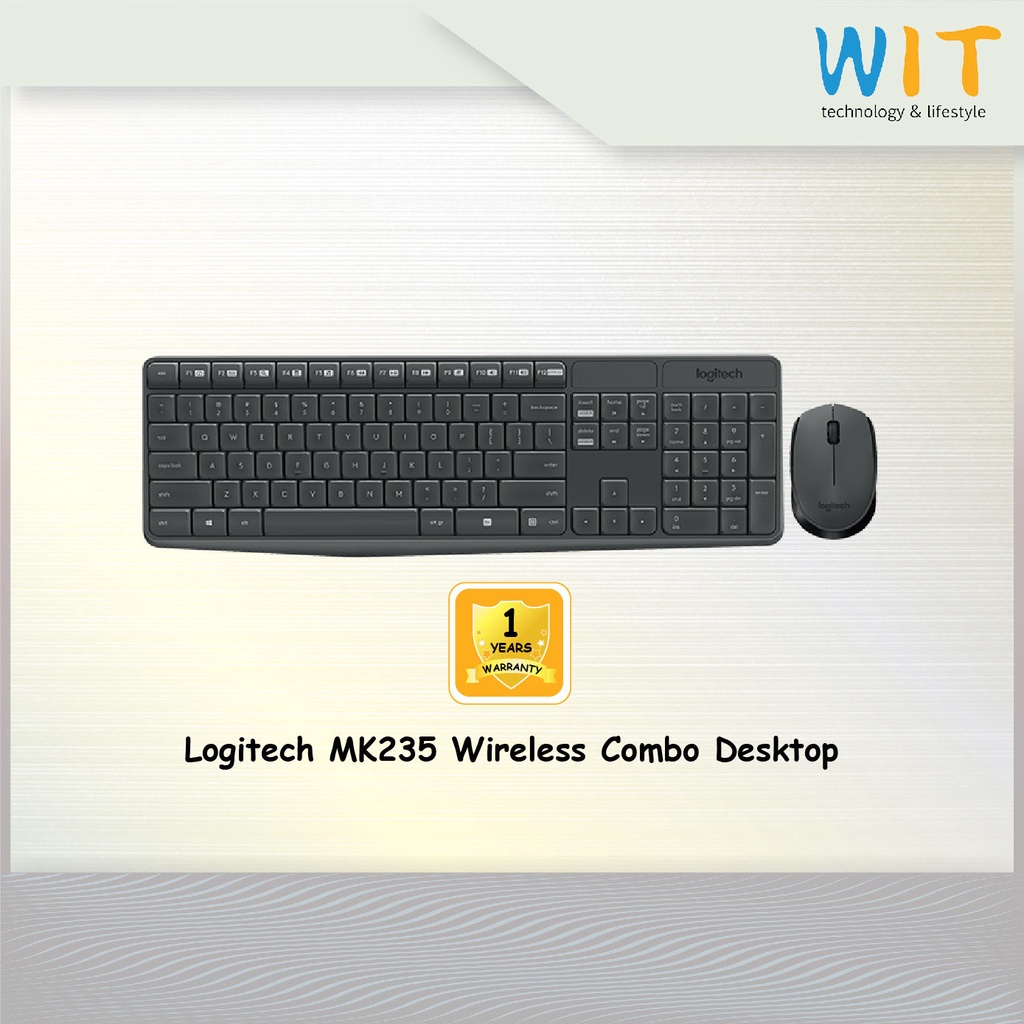 Logitech MK235 Wireless Combo Keyboard + Mouse