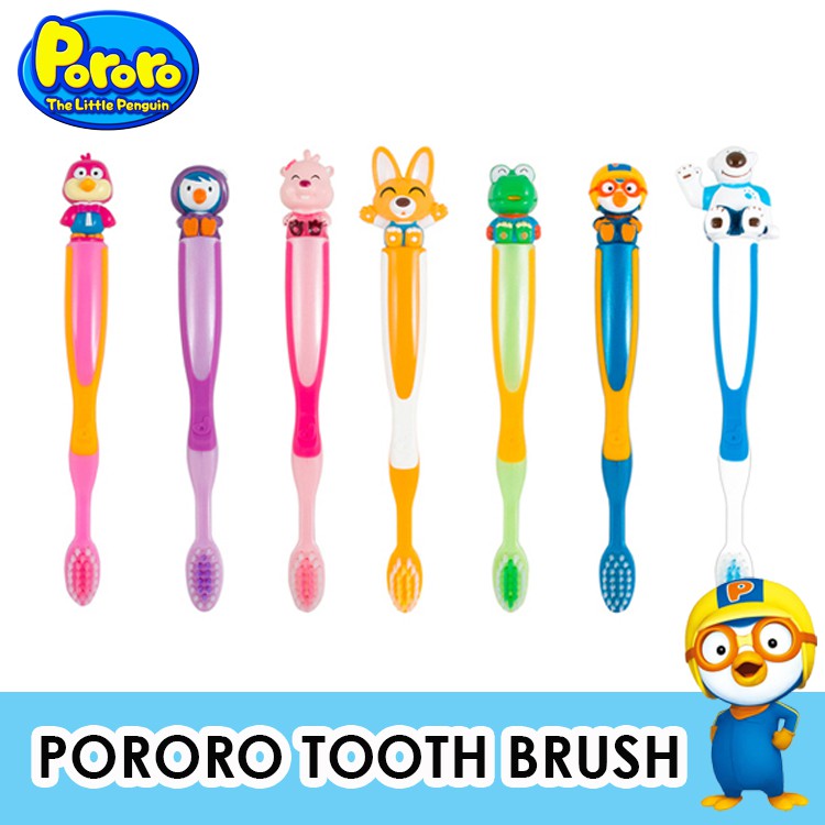 Bath Pororo Figure Kids Toothbrush Pororo Petty Poby Eddy Crong Loopy Harry Home Garden Gefradis Fr