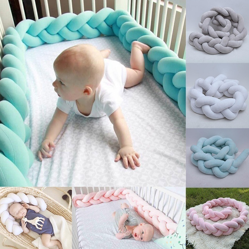 Knot Pillow Decorative Pillow Baby Bedding Sheets Braided Crib