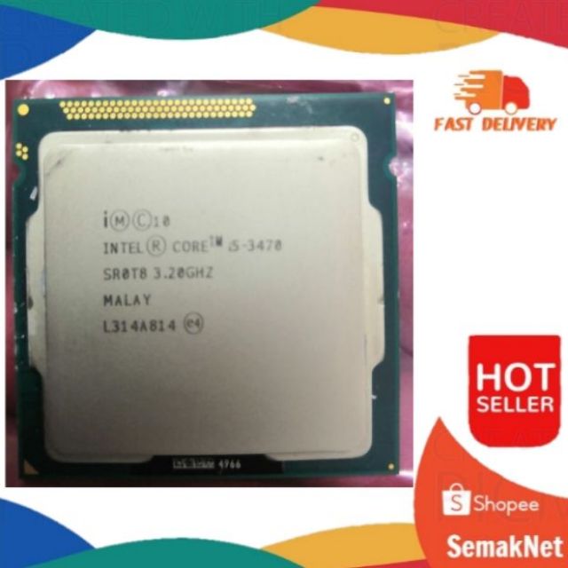 Intel Core i5-3470 3.20 - 3.60 Ghz Socket 1155 | Shopee Malaysia