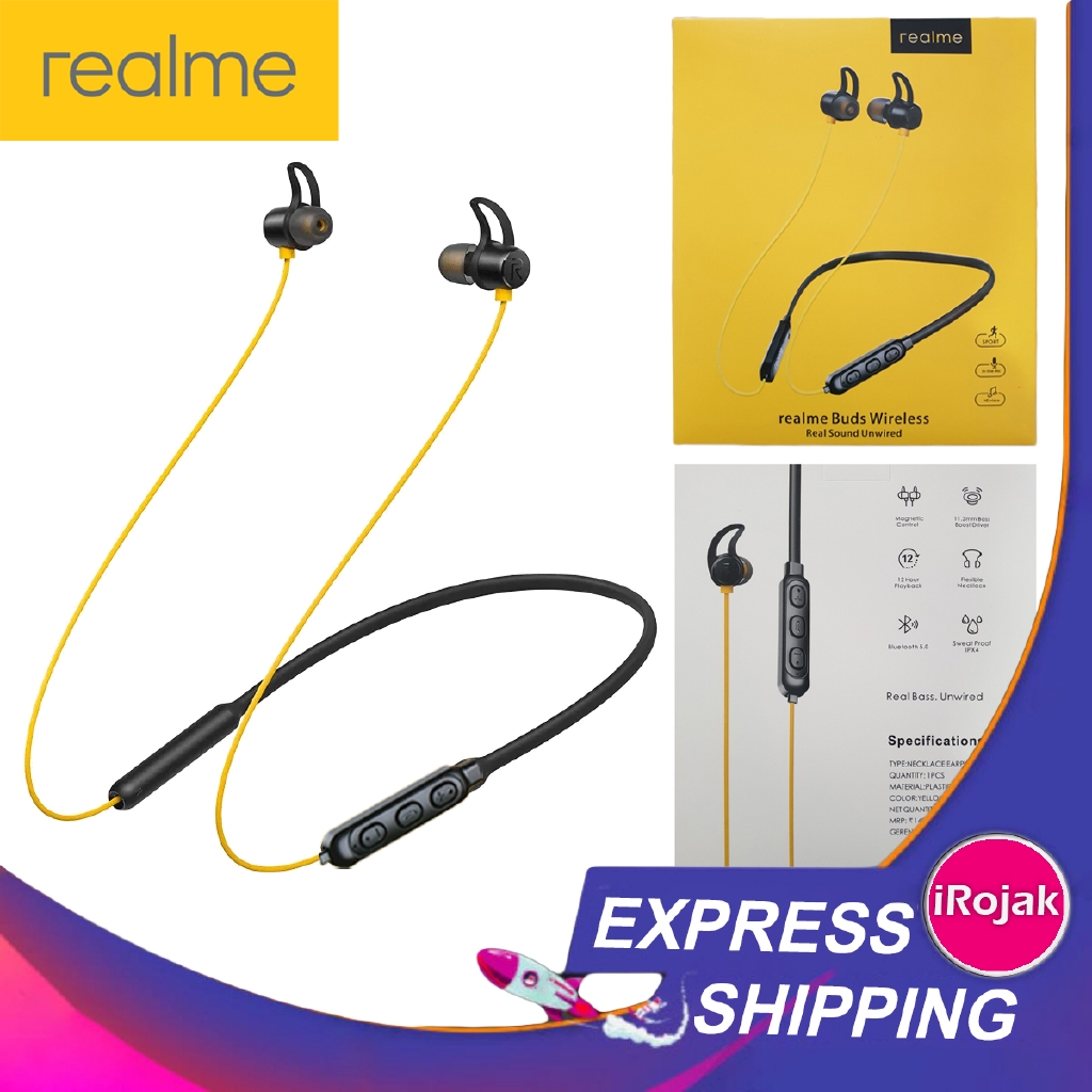 realme bluetooth earphones wireless