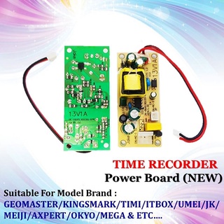 TIME RECORDER POWER BOARD / PUNCH CARD MACHINE POWER BOARD / MESIN PUNCH CARD POWER BOARD/PUNCH CARD POWER