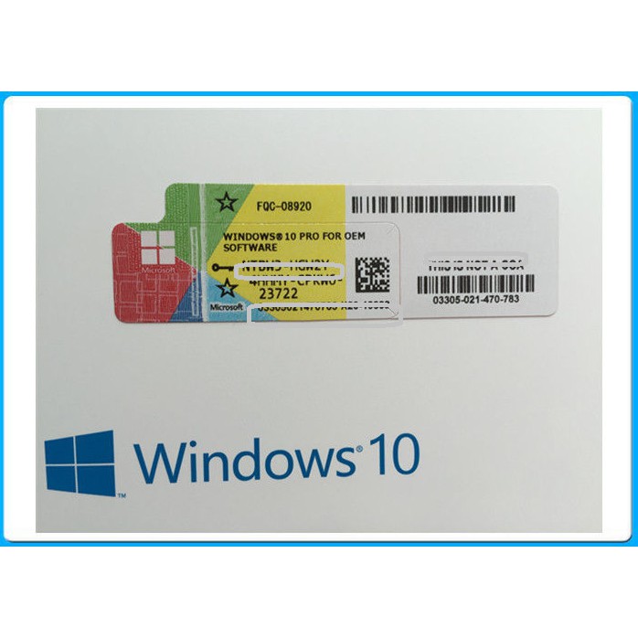 Microsoft Windows 10 Professional Oem English 64 Bit Original