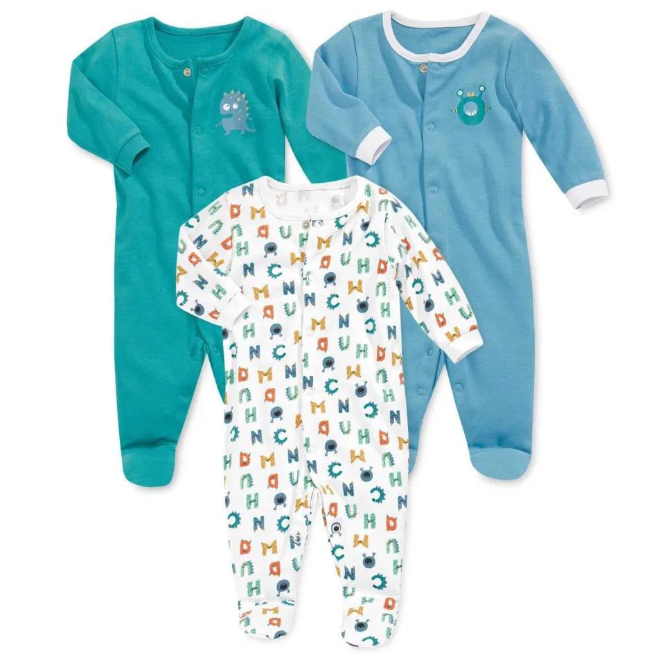 lily and dan baby sleepsuits