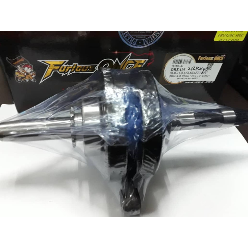 FURIOUS RACING CRANKSHAFT WAVE 125 MODIFY PNP DREAM / W100 (JACK 8MM