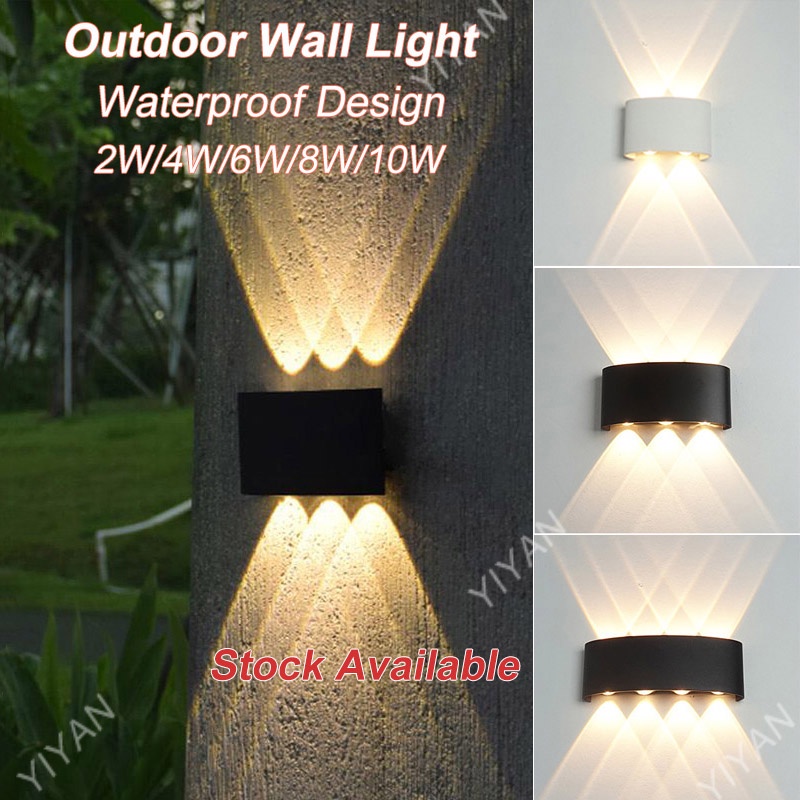 Wall Light Lampu  Dinding  Outdoor Modern  Waterproof LED 