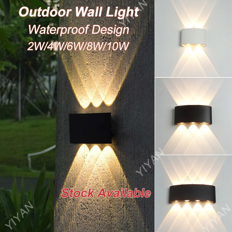 Wall Light Lampu Dinding Outdoor Modern Waterproof LED Wall Light Lampu Dinding Outdoor Modern Waterproof LED