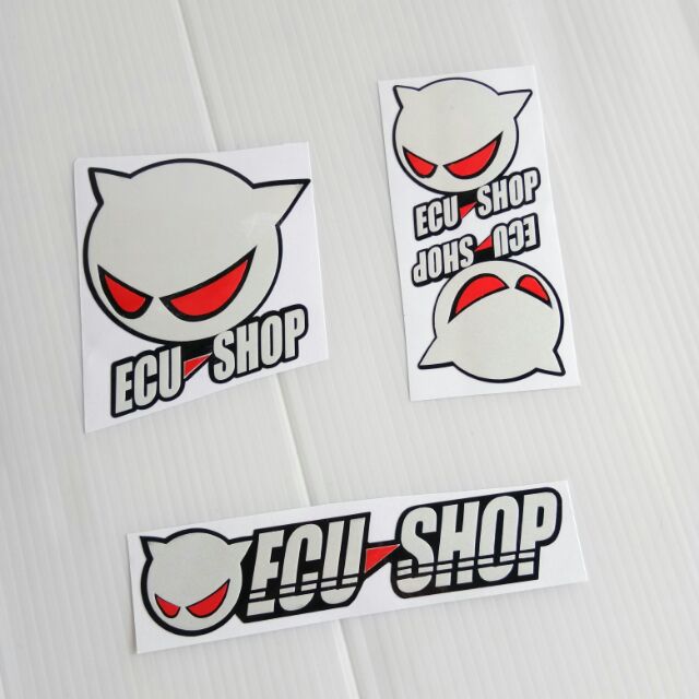 Ecu Shop Light Reflective Car Sticker Motor Sticker Pantulan Cahaya