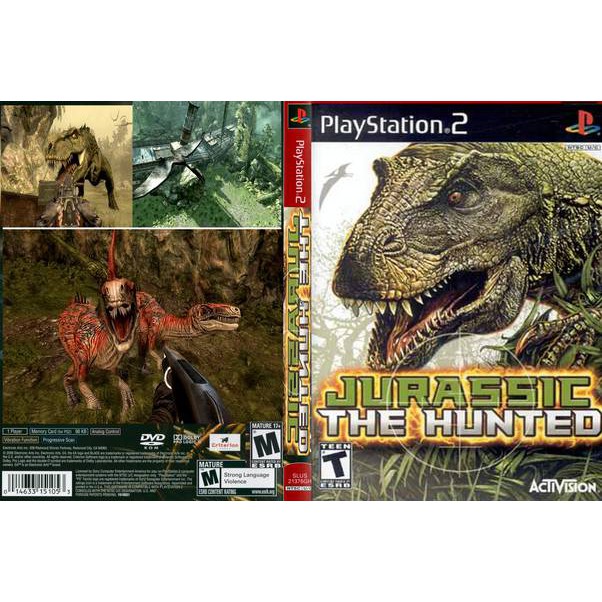 Ps2 Jurassic The Hunted Gold Dvd Disc Shopee Malaysia