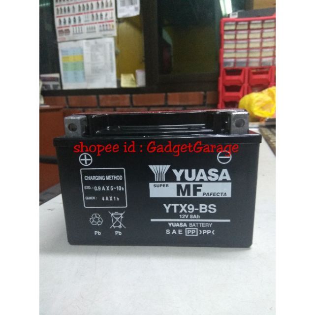 Gs Yuasa Battery Ns40zl Battery Bateri Shopee Malaysia