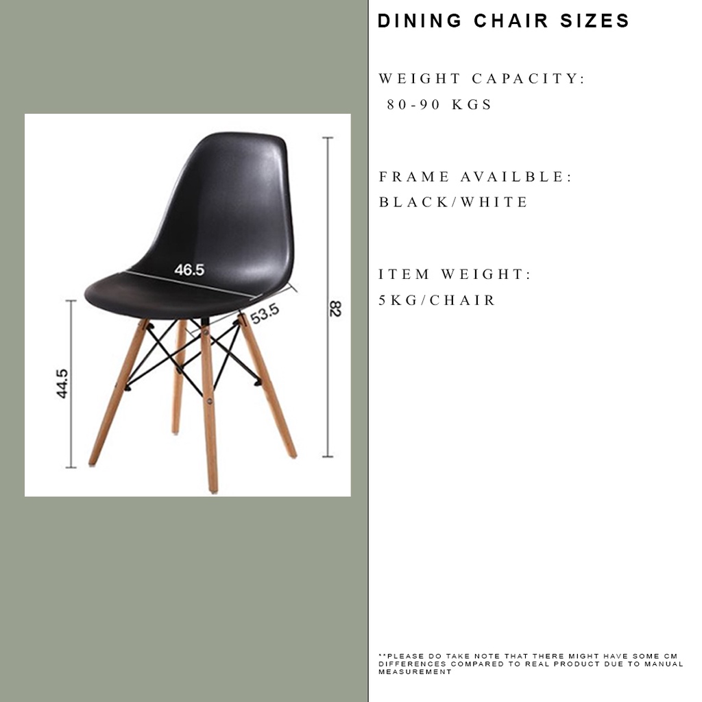 FINSSO: Nazis Solid Rubber Wood Meeting Table Set With 6 Eames Chairs