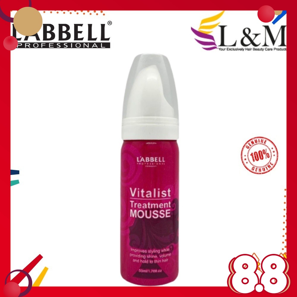 Labbell Vitalist Treatment Mousse 50ml For Shine Volume ...