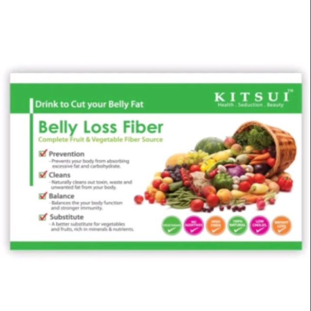 Kitsui Belly Loss Fiber 15s X 15gram Pimple Away 15s X 10g Shopee Malaysia