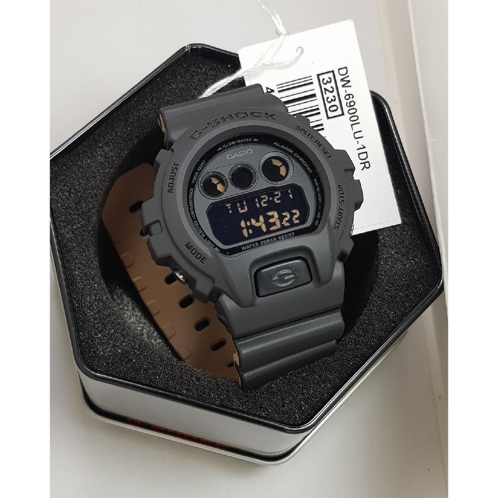 OFFICIAL WARRANTY) Casio G-Shock DW-6900LU-1 Military Series Black