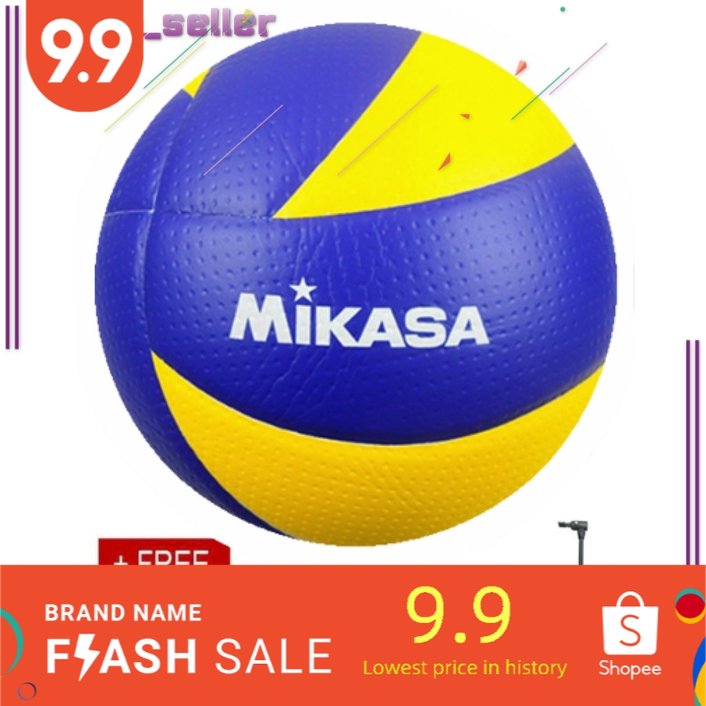  Bola  Voli  Volleyball Size 5 Soft PU Mikasa MVA 200 